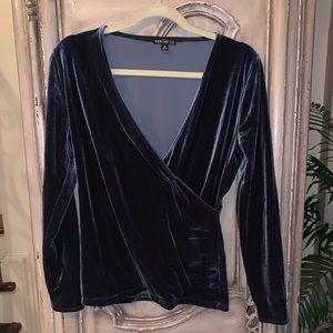 JCrew women’s velvet shirt.